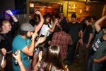 People dancing in bar.